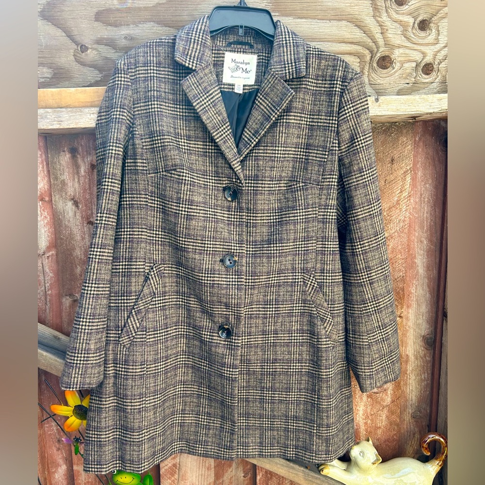 Plaid Blazer style jacket